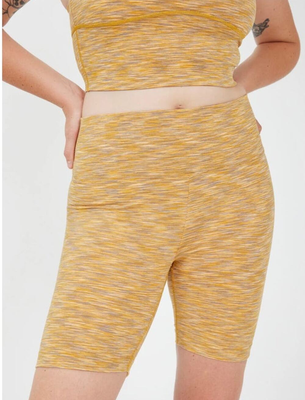 NWT Outdoor Voices Flow 7” Biker Short In Sunset Size XS